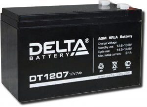 Аккумуляторная батарея Delta DT 12В  7А/Ч
